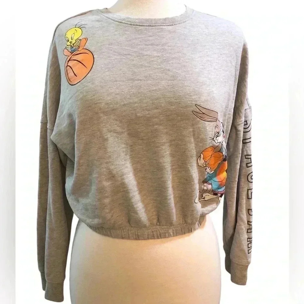 Space Jam X Looney Tunes Graphic Crop Top